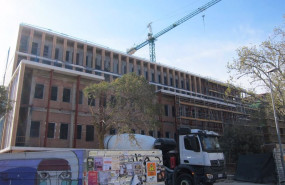 ep obras de construccion del nuevo edificio de la facultad de filosofia y letras de la universidad