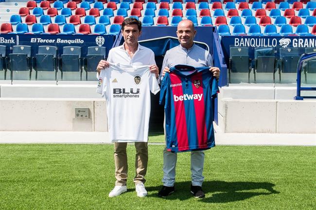 Paco López y Marcelino García Toral, en la jornada previa al derbi | @LEVANTEUD ep paco lopezmarcelino garcia toral enjornada previaderbi