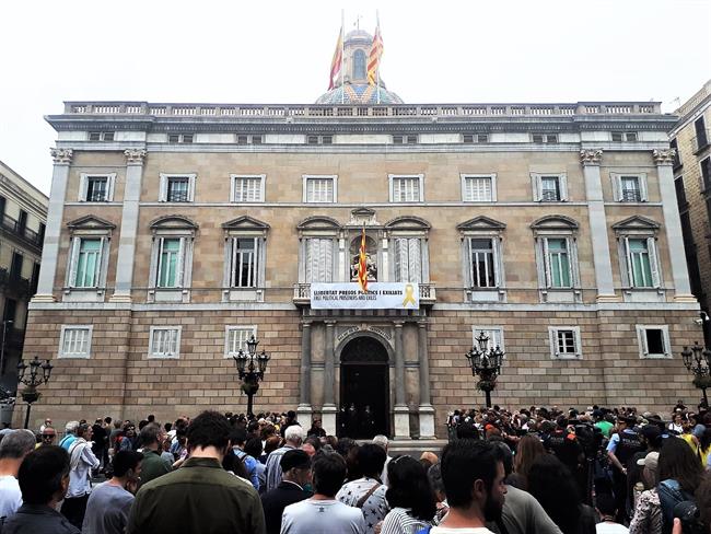Palau de la Generalitat el día de la toma de posesión del Govern de Quim Torra | EUROPA PRESS ep palaula generalitatdiala tomaposesiongovernquim torra