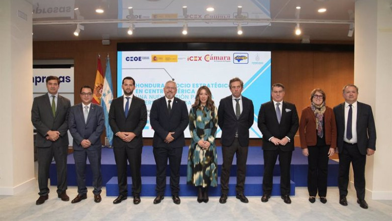 ep participantes en el encuentro empresarial entre espana y honduras