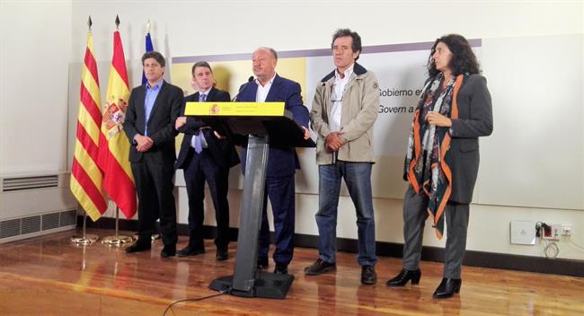 Rueda de SCC tras reunirse con Enric Millo en Barcelona | EUROPA PRESS ep ruedasccreunirseenric millobarcelona