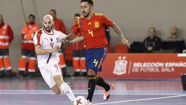 ep seleccion espanola futbol sala espana serbia