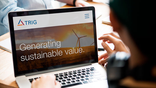 The Renewables Infrastructure Group | Sharecast graphic / Josh White dl the renewables infrastructure group trig renew infra investments investing funds energy green financial services logo website ftse 250