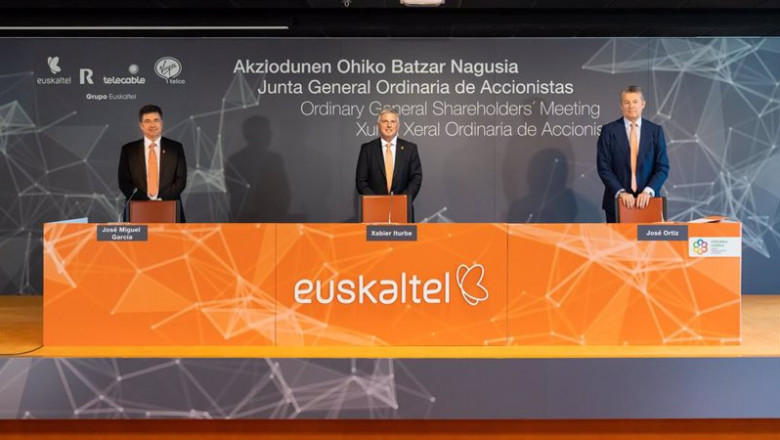 Archivo - Imagen de archivo de la junta general de accionistas 2020 de Euskaltel | INIGO SIERRA / EUSKALTEL - Archivo ep archivo imagen de archivo de la junta general de accionistas 2020 de euskaltel