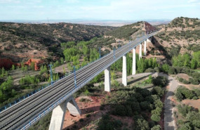 ep archivo   viaducto entre sagides soria y alhama de aragon zaragoza