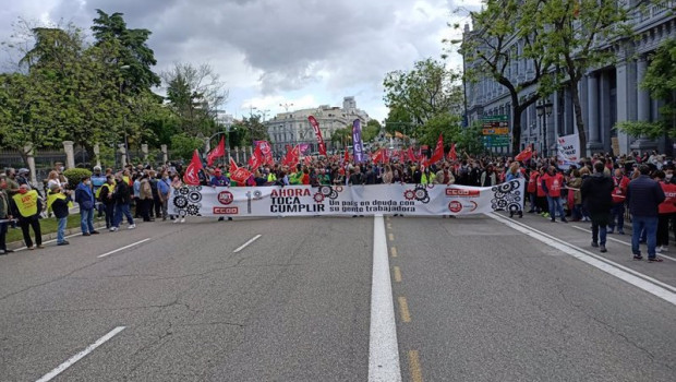 ep arranca en madrid la manifestacion por el 1 de mayo