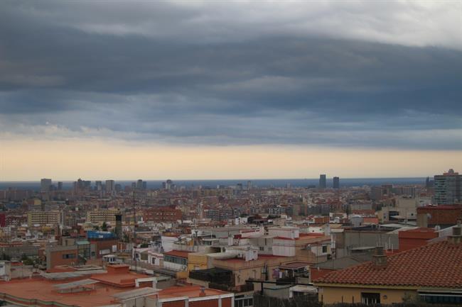 Barcelona, nubes, lluvia, skyline | EUROPA PRESS ep barcelona nubes lluvia skyline