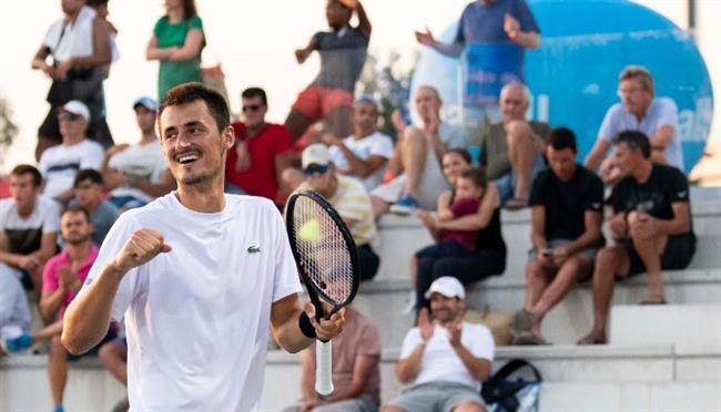 Bernard Tomic celebra un triunfo en el Rafa Nadal Open Banc Sabadell | RAFA NADAL OPEN BANC SABADELL ep bernard tomic celebratriunforafa nadal open banc sabadell