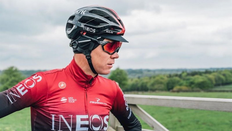 ep chris froome durante un entrenamiento con el team ineos ep chris froome durante un entrenamiento con el team ineos