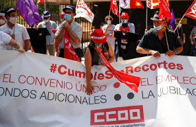 ep concentracion de ccoo ante la direccion general de la funcion publica el pasado 9 de julio