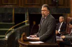ep el diputado de foro asturias en el congreso isidro martinez oblanca en la tribuna durante su
