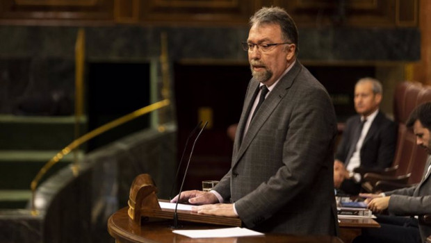 ep el diputado de foro asturias en el congreso isidro martinez oblanca en la tribuna durante su