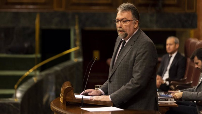 El diputado de Foro Asturias en el Congreso, Isidro Martínez Oblanca, en la tribuna durante su intervención durante una sesión plenaria | Alberto di Lolli/POOL - Europa Press - Archivo ep el diputado de foro asturias en el congreso isidro martinez oblanca en la tribuna durante su