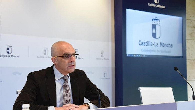 ep el director general de salud publica del gobierno de castilla-la mancha juan camacho en rueda de