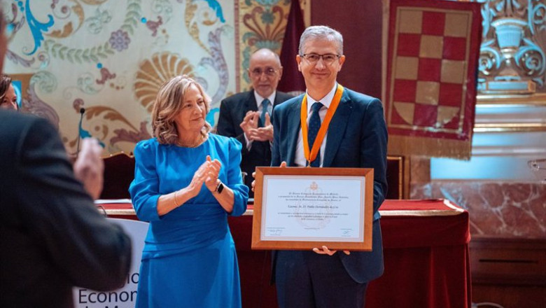 ep el gobernador del banco de espana pablo hernandez de cos durante el acto de su nombramiento como ep el gobernador del banco de espana pablo hernandez de cos durante el acto de su nombramiento como