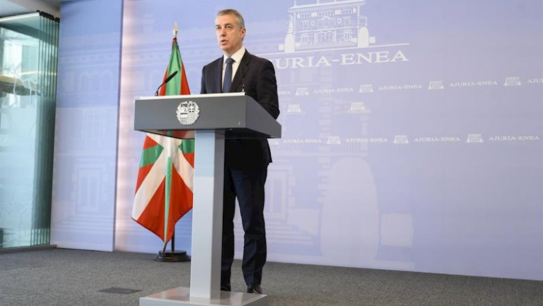 El Lehendakari, Iñigo Urkullu | GOBIERNO VASCO ep el lehendakari inigo urkullu ha convocado las elecciones al parlamento vasco para el proximo 12