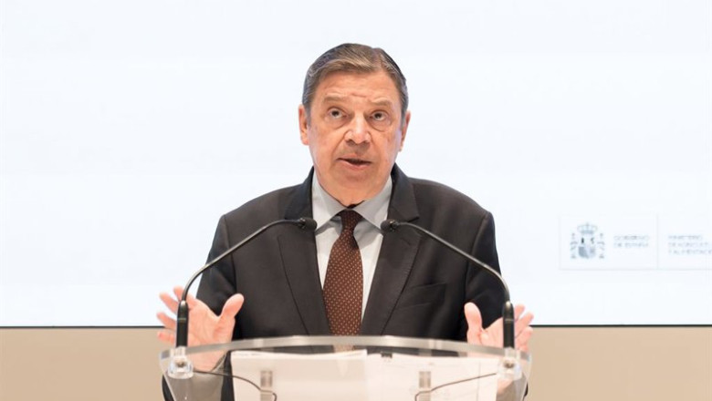 El ministro de Agricultura, Pesca y Alimentación, Luis Planas, ofrece una rueda de prensa tras la detección de seis casos de peste porcina africana en animales silvestres, en la sede del ministerio, a 29 de noviembre de 2025, en Madrid (España) | Diego Radamés - Europa Press ep el ministro de agricultura pesca y alimentacion luis planas ofrece una rueda de prensa tras la