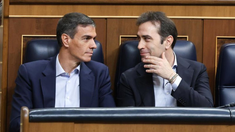 ep el presidente del gobierno pedro sanchez i y el vicepresidente primero y ministro de economia
