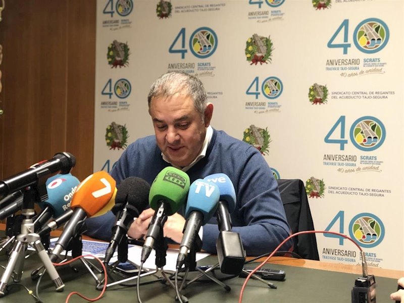 ep el presidente del sindicato central de regantes del acueducto tajo-segura scrats lucas jimenez