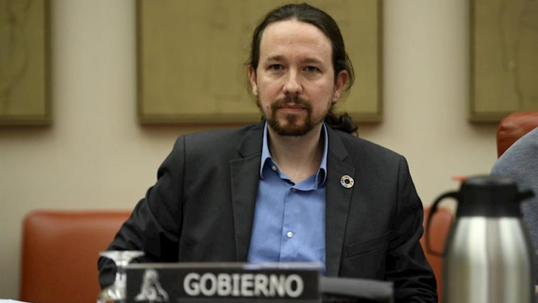El vicepresidente segundo y ministro de Derechos Sociales y Agenda 2030, Pablo Iglesias interviene en el Congreso | Óscar Cañas - Europa Press ep el vicepresidente segundo y ministro de derechos sociales y agenda 2030 pablo iglesias interviene