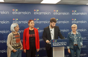 ep eneritz de madariaga carmen munoz david soto y arantza gonzalez en rueda de prensa en la sede de