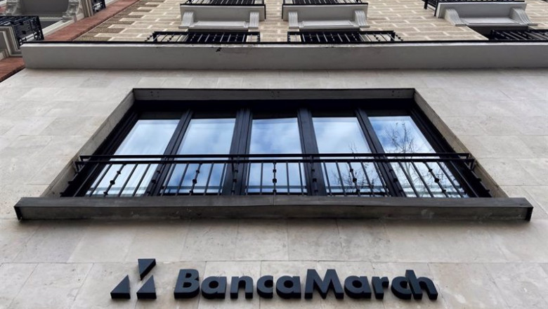 ep fachada exterior de un local de banca march en madrid ep fachada exterior de un local de banca march en madrid