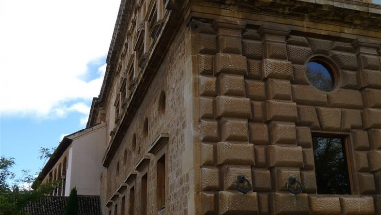 Fachada norte del Palacio de Carlos V | PATRONATO DE LA ALHAMBRA ep fachada nortepalaciocarlos v