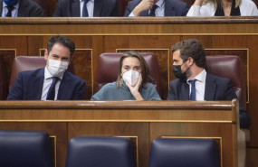 ep i d el secretario general del partido popular teodoro garcia egea la portavoz parlamentaria del