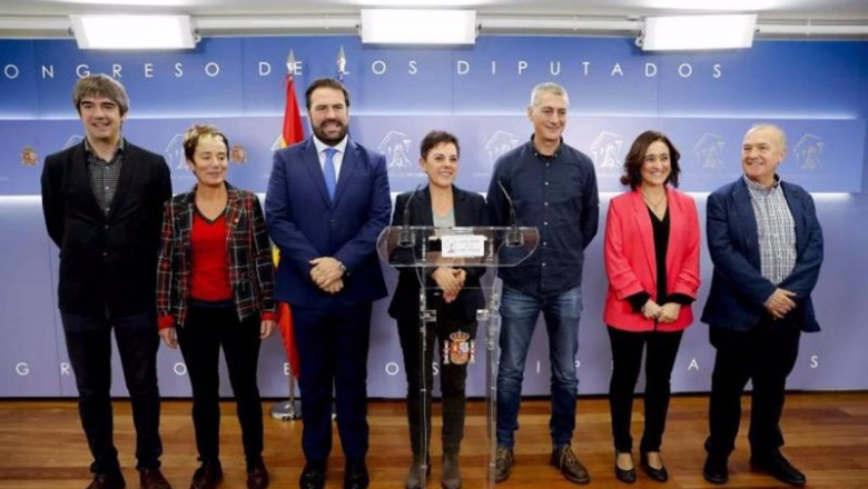 Imagen del grupo de EH BIldu en el Congreso de los Diputados | EH BILDU ep imagen del grupo de eh bildu en el congreso de los diputados