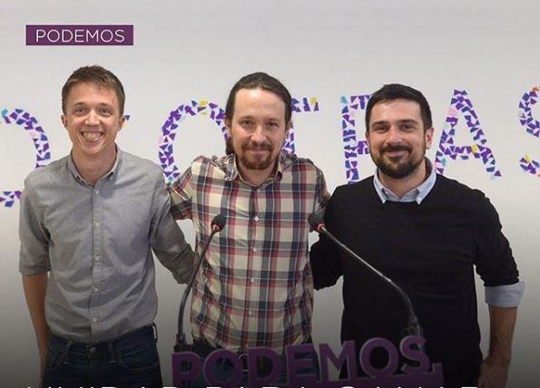 ep inigo errejon pablo iglesias ramon espinarla sedepodemos ep inigo errejon pablo iglesias ramon espinarla sedepodemos