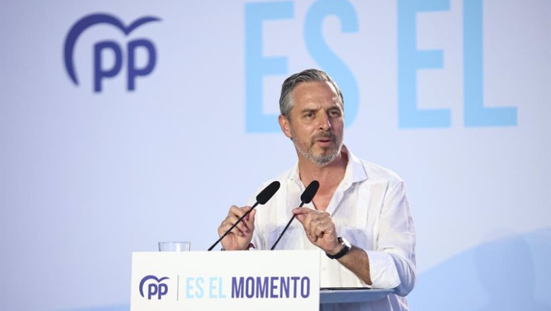 ep juan bravo durante su intervencion en el acto de campana ep juan bravo durante su intervencion en el acto de campana