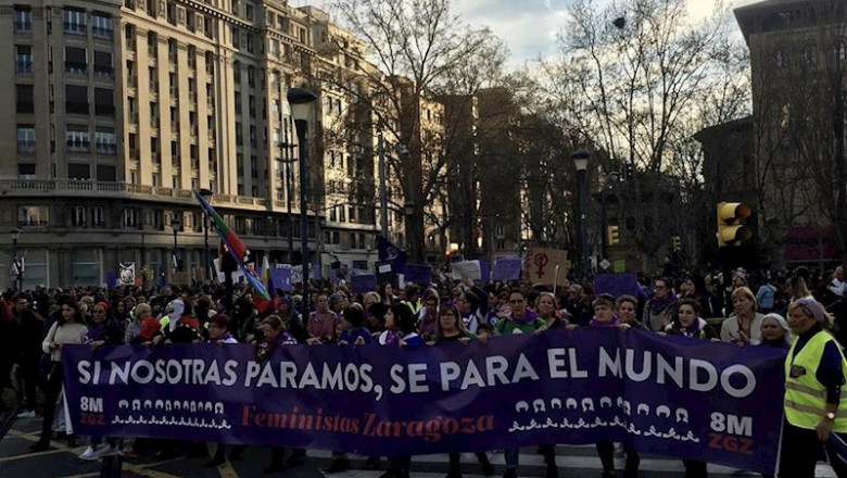 ep manifestacion del 8-m en zaragoza