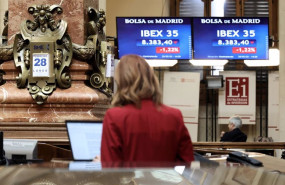 ep valores del ibex 35 en los paneles del palacio de la bolsa de madrid a 28 de febrero de 2022 en 20220308120506