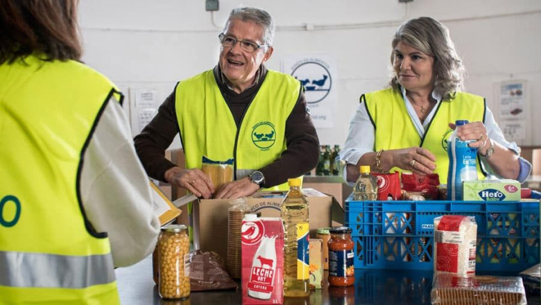 ndp  colvema y el banco de alimentos de madrid colaboran para garantizar alimentos para los mas necesitados en navidad colvema