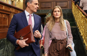 ep archivo   el presidente del gobierno pedro sanchez y la ministra de energia y transicion