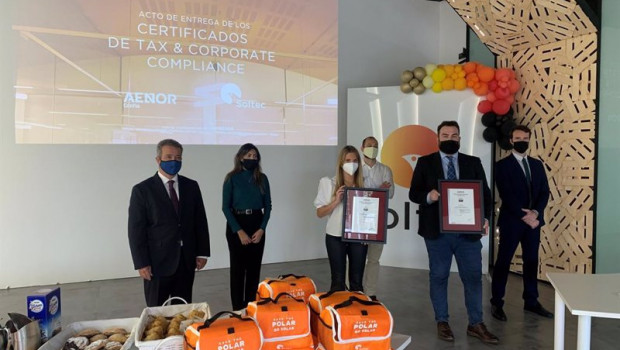 ep archivo - soltec recibe certificados de aenor