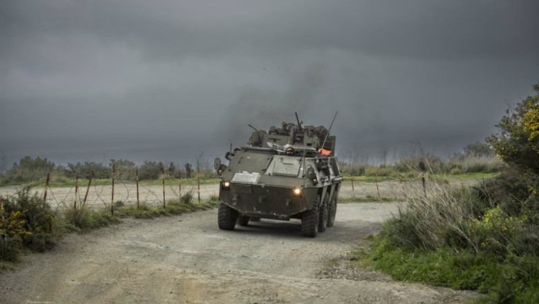ep archivo un vehiculo militar durante un ejercicio a 21 de marzo de 2024 en ceuta espana ep archivo un vehiculo militar durante un ejercicio a 21 de marzo de 2024 en ceuta espana