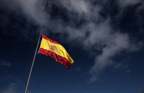 ep bandera nacional en valdebebas madrid espana a 23 de octubre de 2020