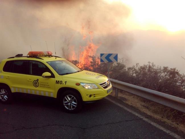 ep bomberosenincendiotejeda enislagran canaria