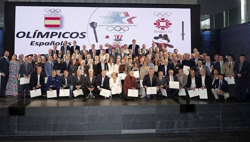 ep el coe rinde homenaje a los deportistas olimpicos de sarajevo y los angeles 1984