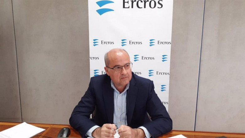 ep el director general de negocios de ercros agustin franco en una rueda de prensa telematica ep el director general de negocios de ercros agustin franco en una rueda de prensa telematica
