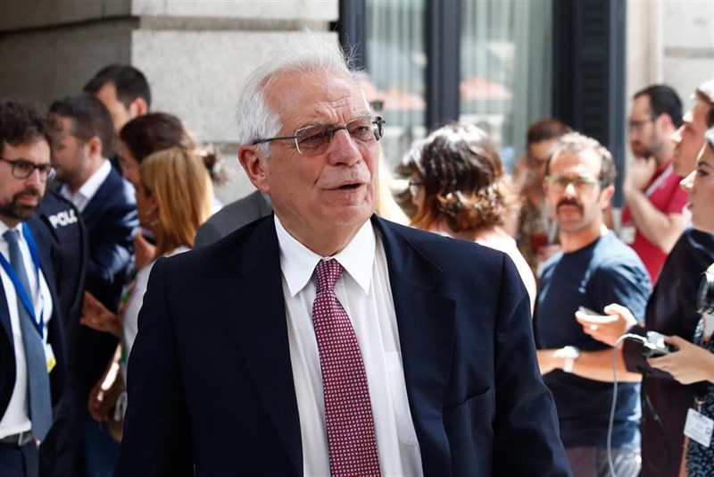 ep el ministro de asuntos exteriores en funcuiones josep borrell a la salida del congreso