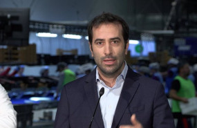 ep el ministro de economia comercio y empresa carlos cuepro atiende a los medios en zurbaran badajoz