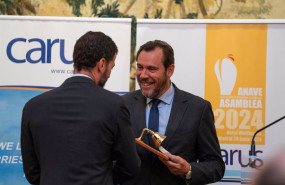 ep el ministro de transportes y movilidad sostenible oscar puente durante la asamblea general 2024