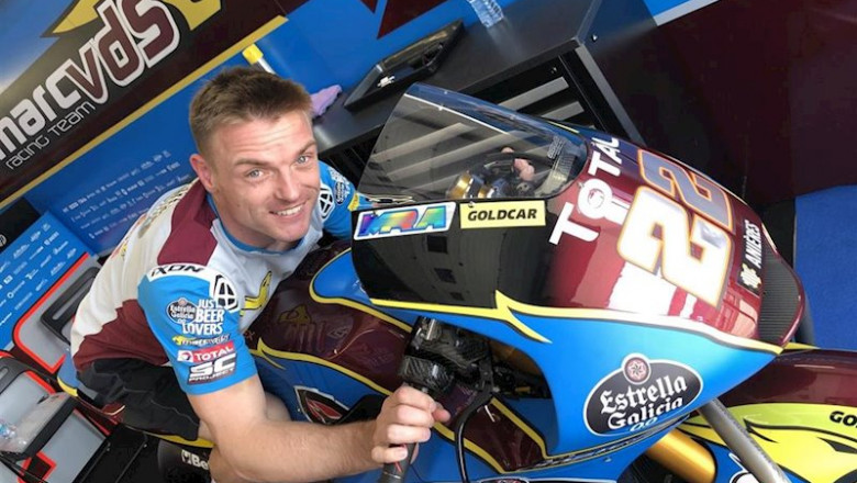ep el piloto britanico sam lowes durante el gran premio de catar