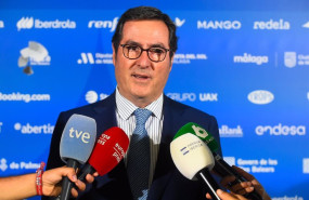ep el presidente de la ceoe antonio garamendi atiende a los medios en malaga