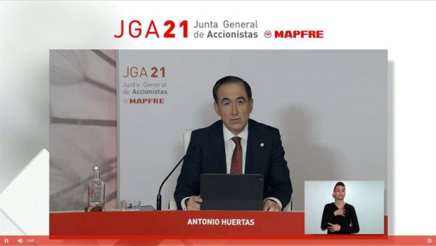 ep el presidente de mapfre antonio huertas en la junta general de accionistas 2021