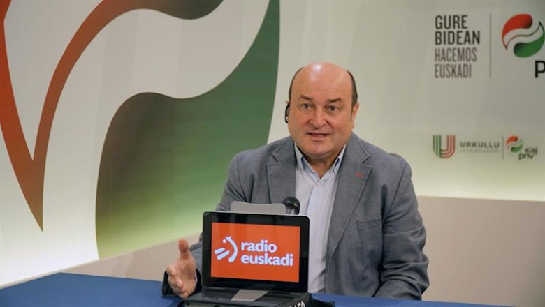 El presidente del EBB del PNV. Andoni Ortuzar, en una entrevista a Radio Euskadi | PNV ep el presidente del ebb del pnv andoni ortuzar en una entrevista a radio euskadi 20200504121121