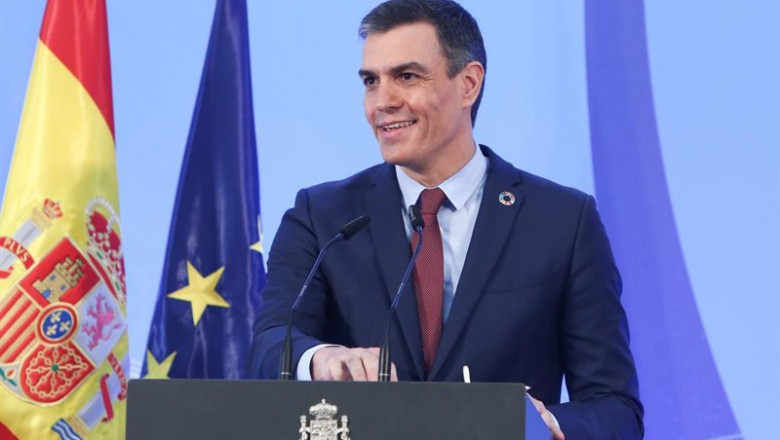 ep el presidente del gobierno pedro sanchez interviene en el acto de presentacion de los planes de ep el presidente del gobierno pedro sanchez interviene en el acto de presentacion de los planes de
