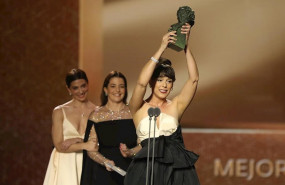 ep foto de archivo de la xxxiv edicion de los premios goya en malaga andalucia espana a 25 de enero